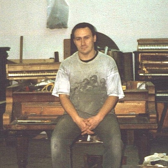 Dmitry at the music school, 1996