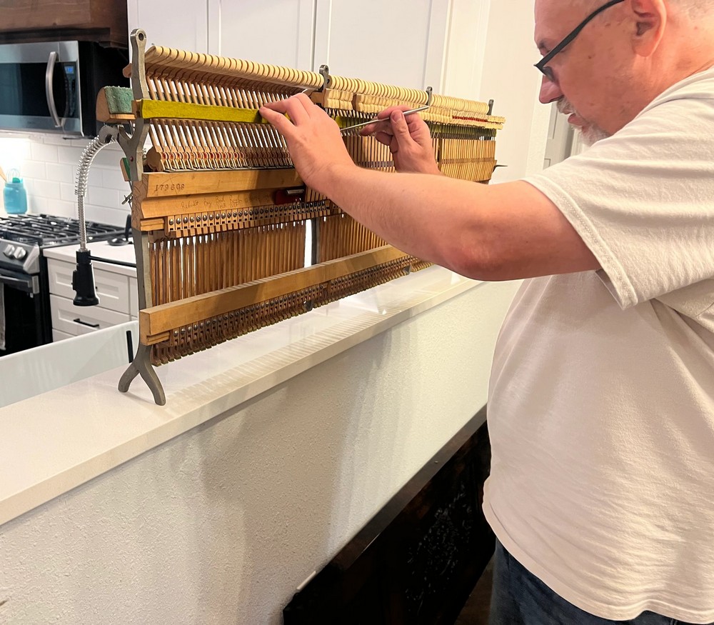 Piano strings and action repair