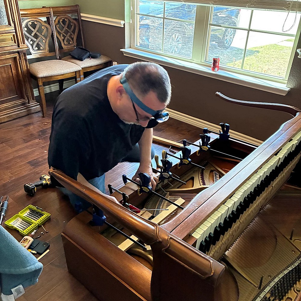 Piano action regulation work